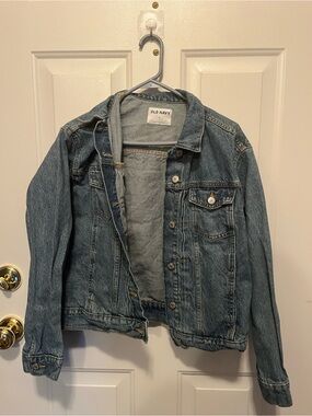 Old Navy Medium Wash Blue Denim Trucker Jacket